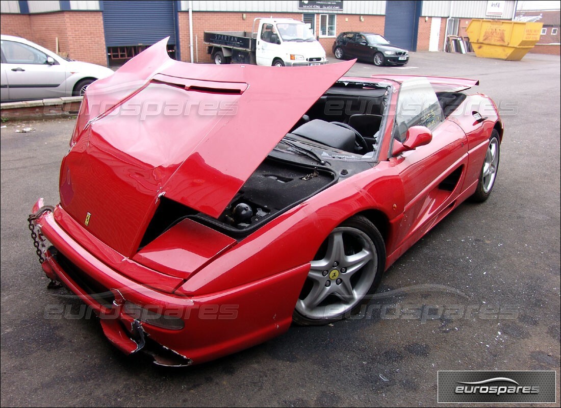 ferrari 355 (5.2 motronic) being prepared for dismantling at eurospares