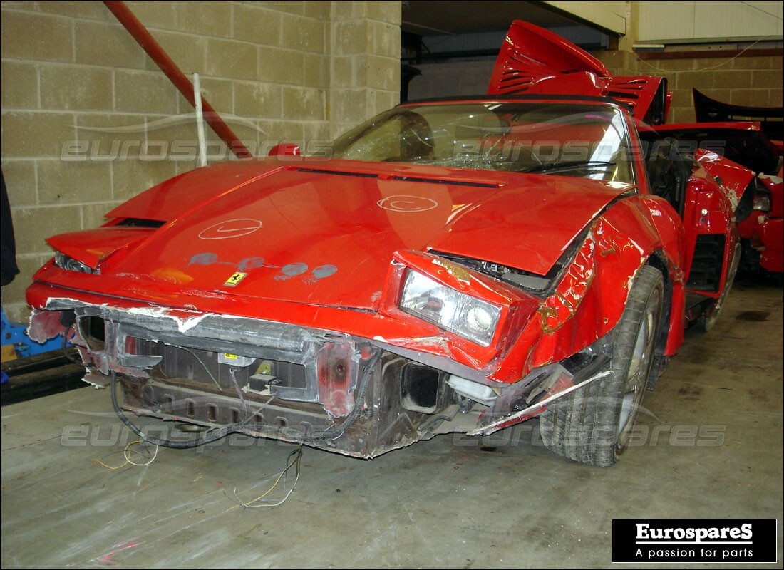 ferrari 355 (5.2 motronic) being prepared for dismantling at eurospares