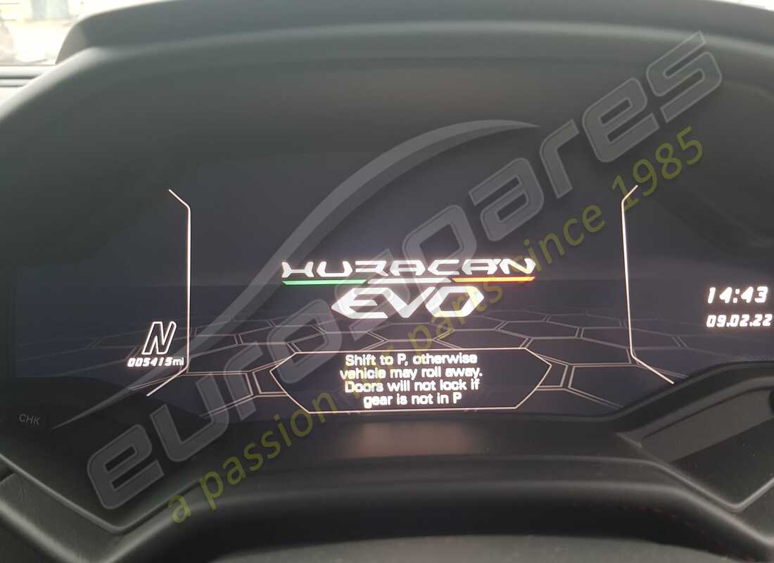 lamborghini 2020 (evo coupe) with 5,415 miles, being prepared for dismantling #12