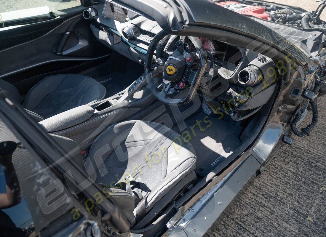 ferrari 812 gts with 620 miles, being prepared for dismantling #9