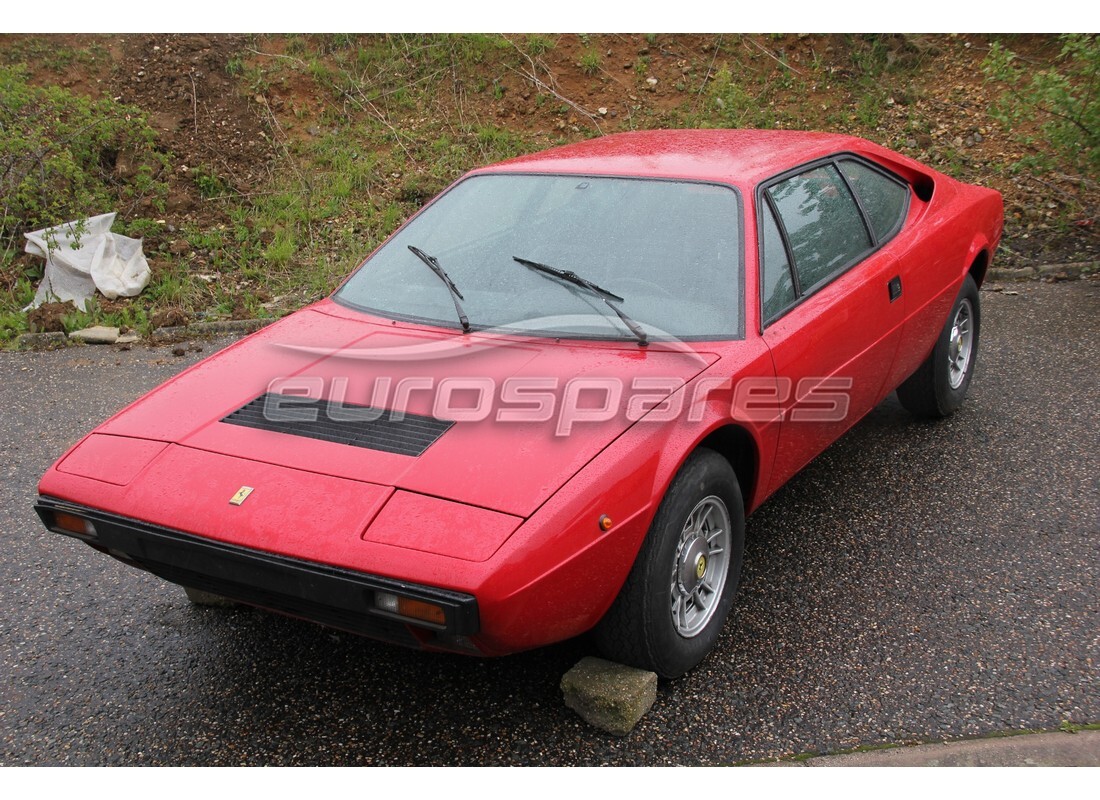 ferrari 308 gt4 dino (1976) with 4,173 kilometers, being prepared for dismantling #1