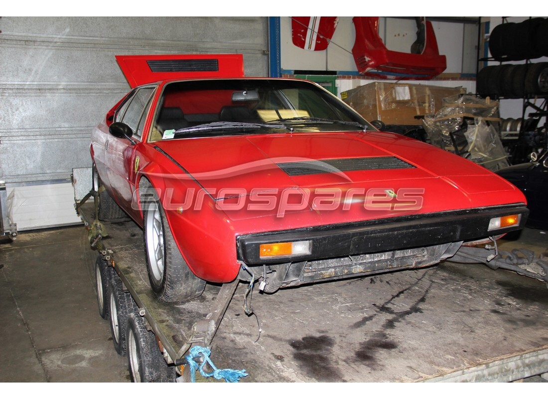 ferrari 308 gt4 dino (1979) with 76,879 kilometers, being prepared for dismantling #2