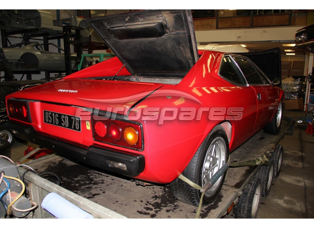 ferrari 308 gt4 dino (1979) with 76,879 kilometers, being prepared for dismantling #3