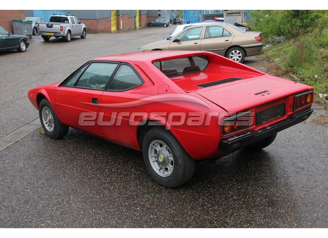 ferrari 308 gt4 dino (1976) with 4,173 kilometers, being prepared for dismantling #3