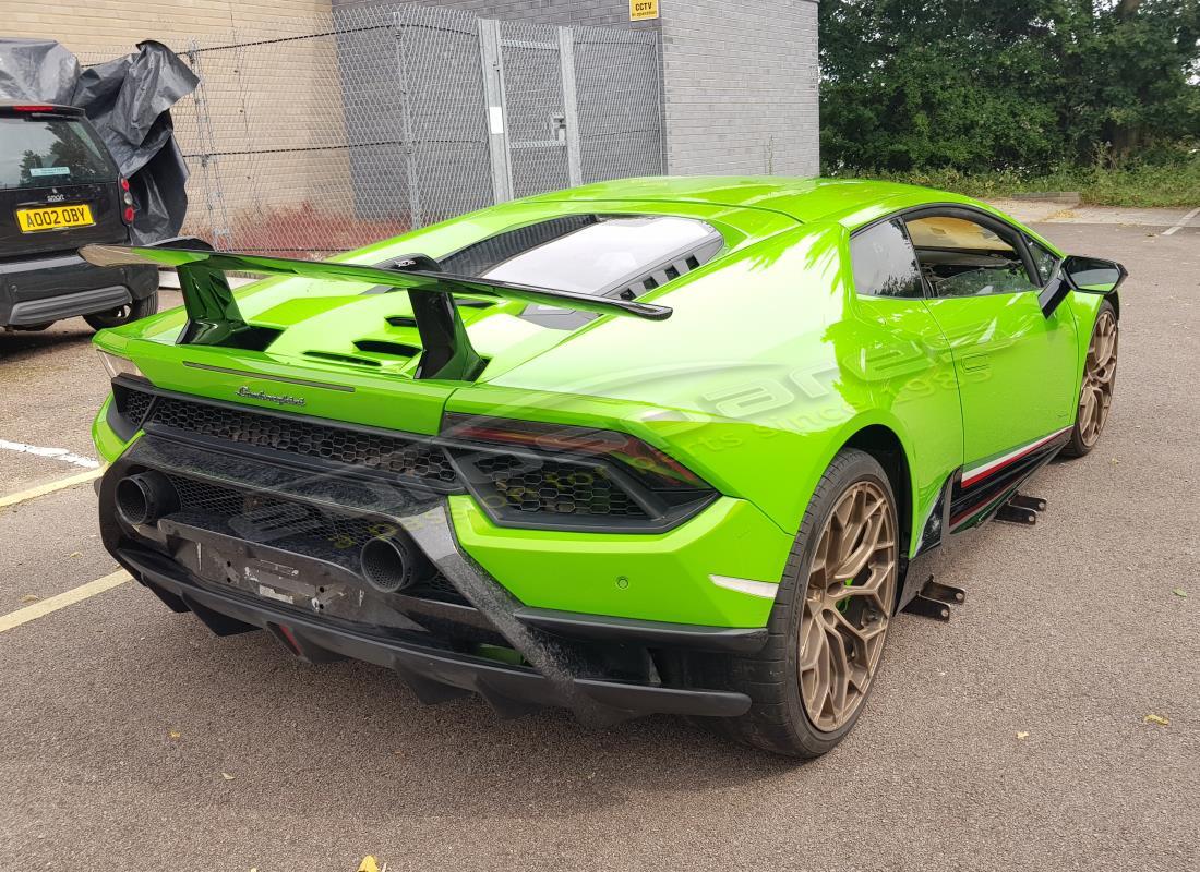 lamborghini 2018 (performante coupe) with 6,976 miles, being prepared for dismantling #5