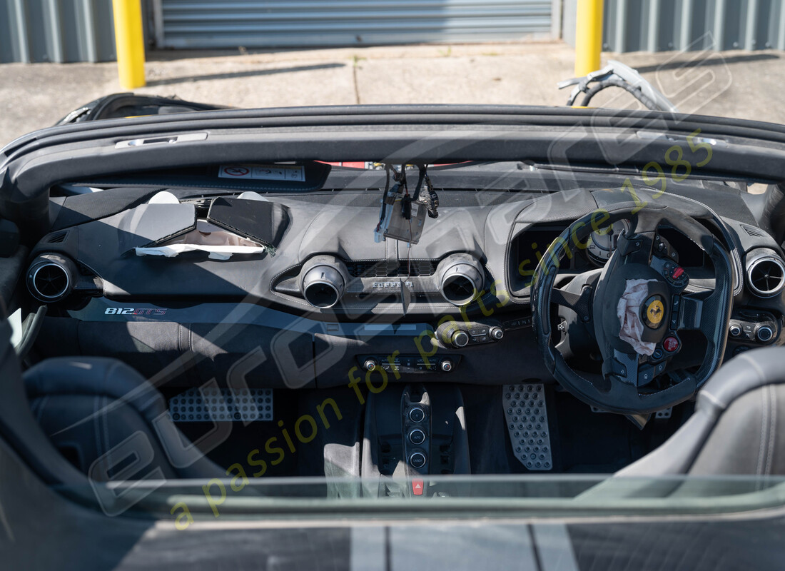 ferrari 812 gts with 620 miles, being prepared for dismantling #13