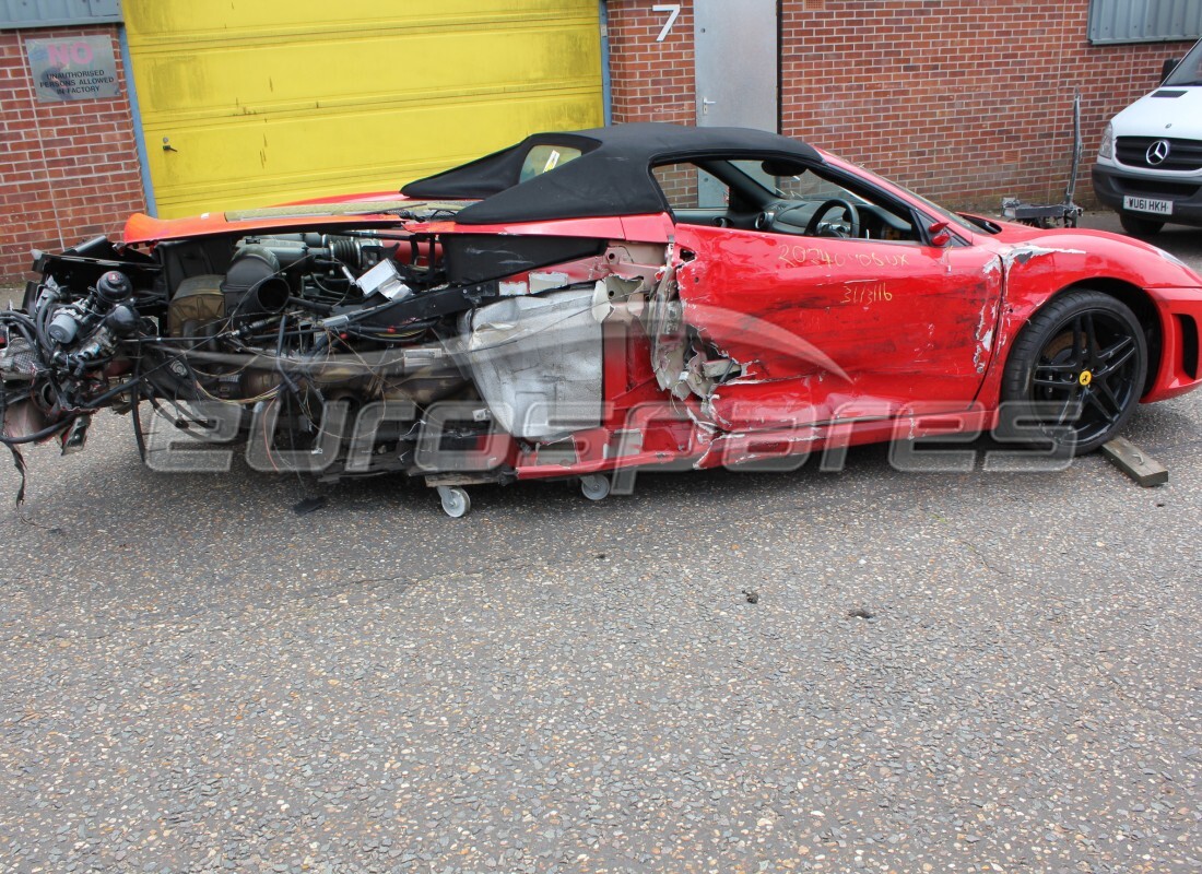 ferrari f430 spider (europe) with 15,744 miles, being prepared for dismantling #3
