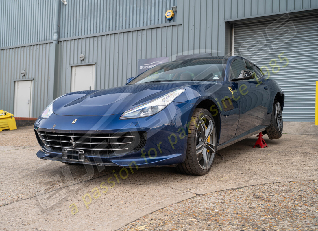 ferrari gtc4 lusso (rhd) with tbc, being prepared for dismantling #1