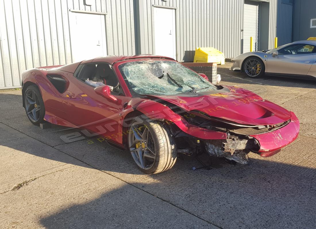 ferrari f8 spider with 940 miles, being prepared for dismantling #8