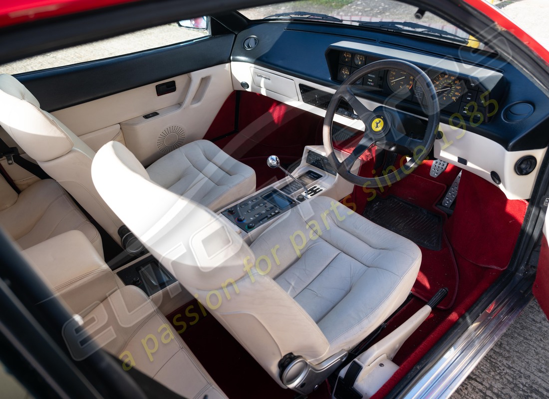 ferrari mondial 3.2 qv (1987) with 83223, being prepared for dismantling #9