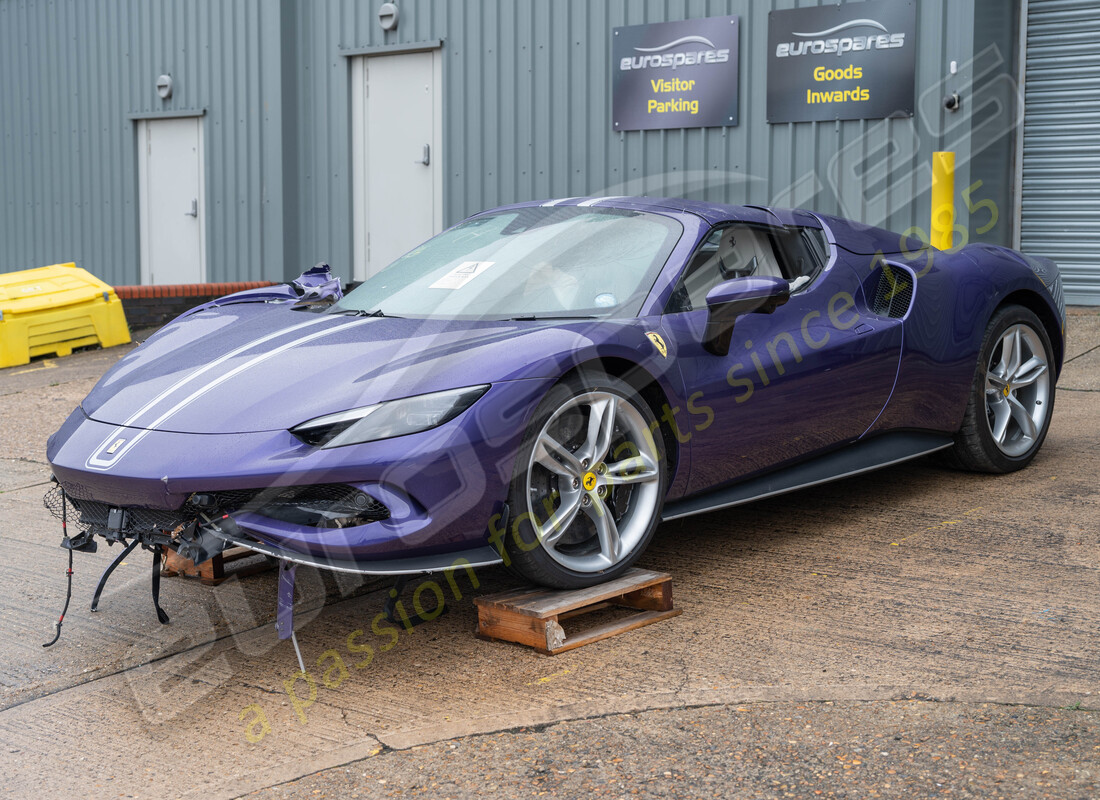 ferrari 296 gts with tbc, being prepared for dismantling #1