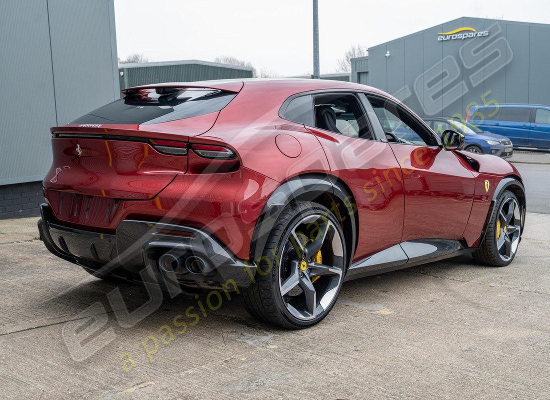 ferrari purosangue with 1454 miles, being prepared for dismantling #6