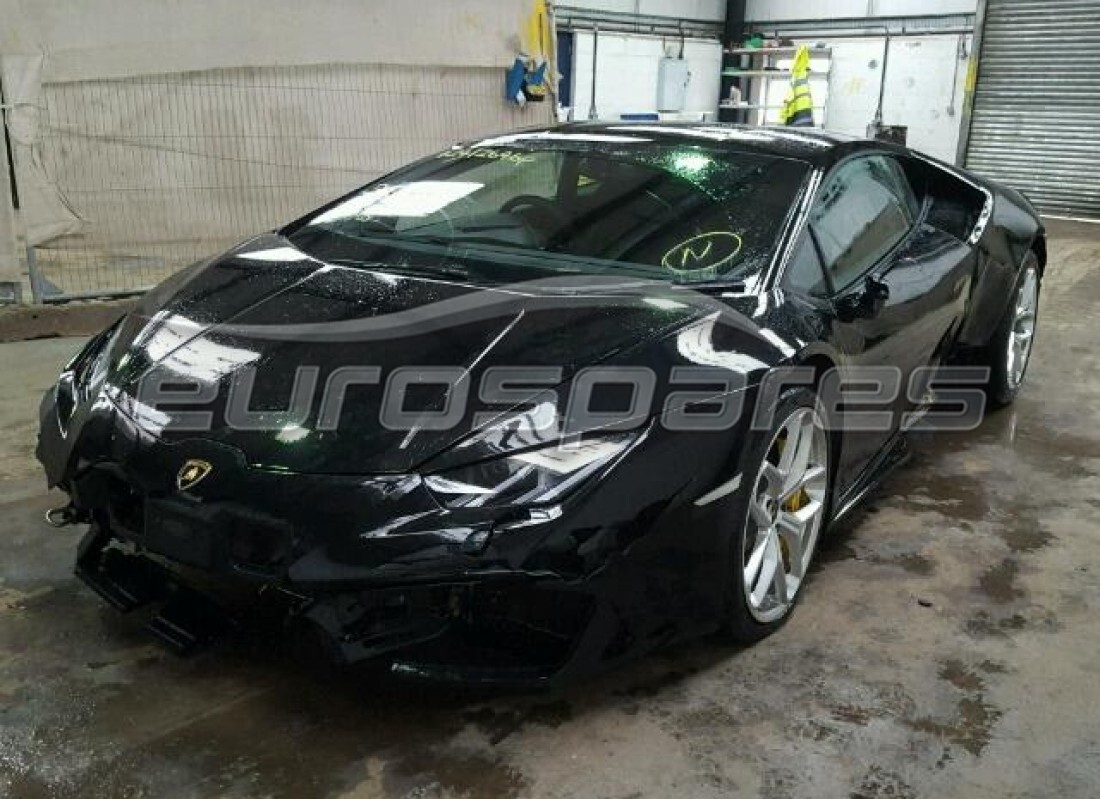 lamborghini 2016 (lp580-2 coupe) with 1,411 miles, being prepared for dismantling #1