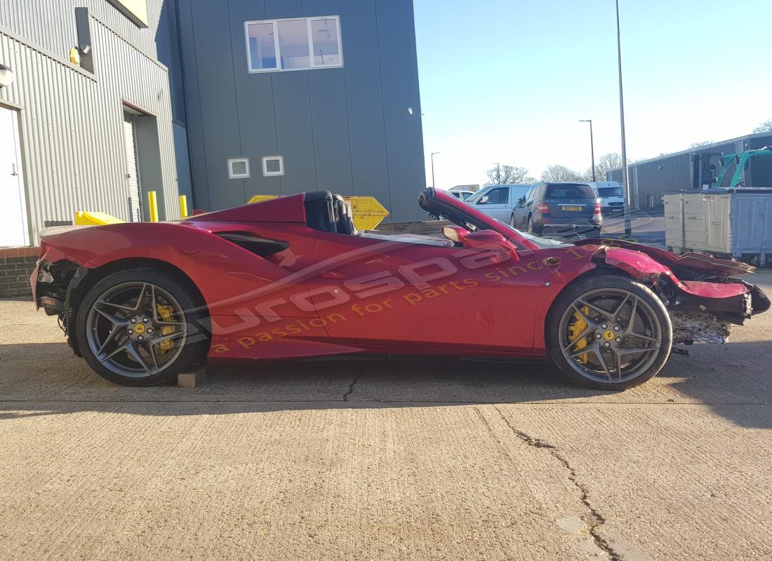 ferrari f8 spider with 940 miles, being prepared for dismantling #7