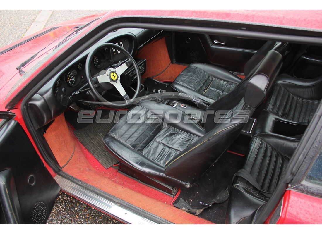 ferrari 308 gt4 dino (1976) with 4,173 kilometers, being prepared for dismantling #7