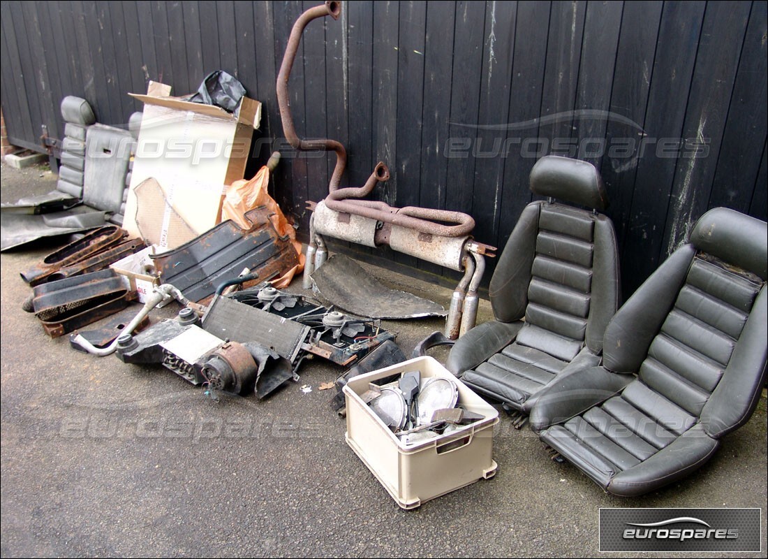 lamborghini urraco p250 / p250s with unknown, being prepared for dismantling #9