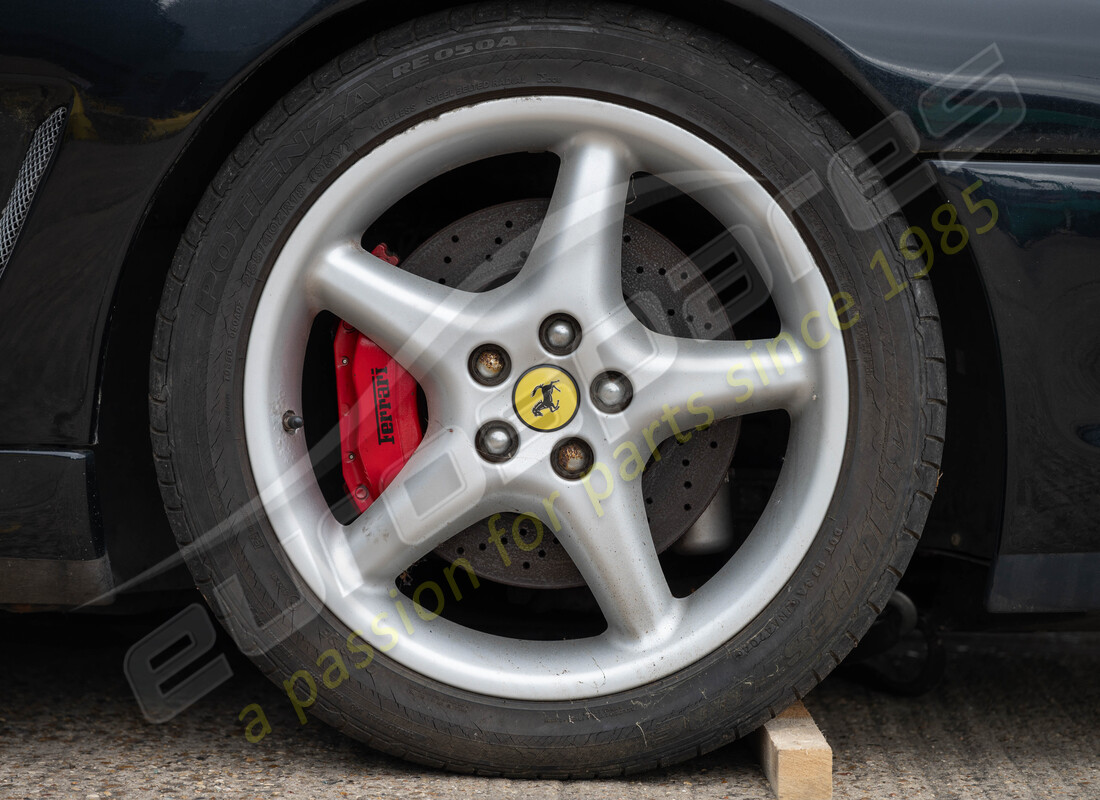 ferrari 550 maranello with 122523, being prepared for dismantling #35