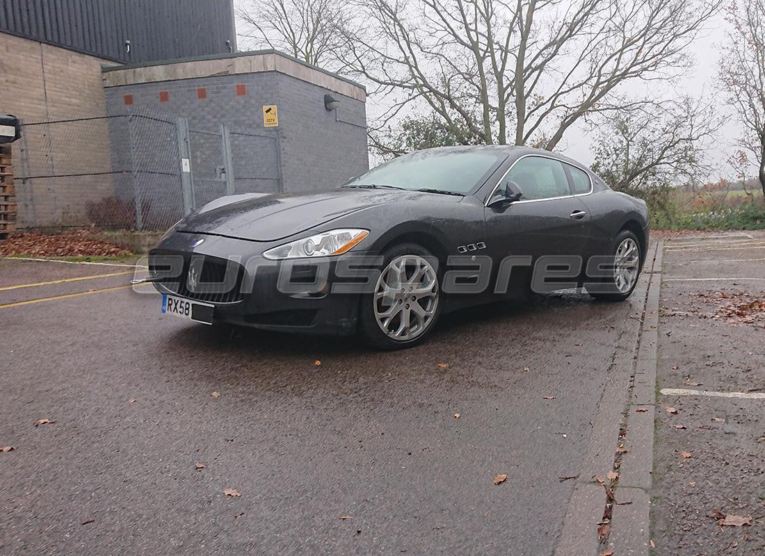 maserati granturismo (2009) being prepared for dismantling at eurospares