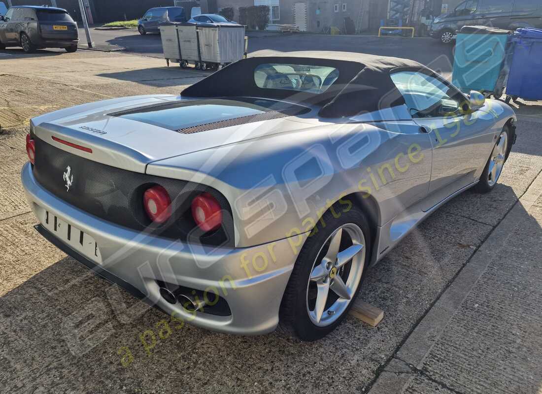 ferrari 360 spider with 24,759 miles, being prepared for dismantling #5