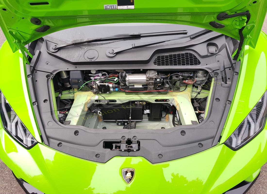 lamborghini performante coupe (2018) with 6,976 miles, being prepared for dismantling #14