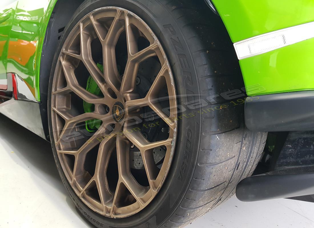 lamborghini 2018 (performante coupe) with 6,976 miles, being prepared for dismantling #16