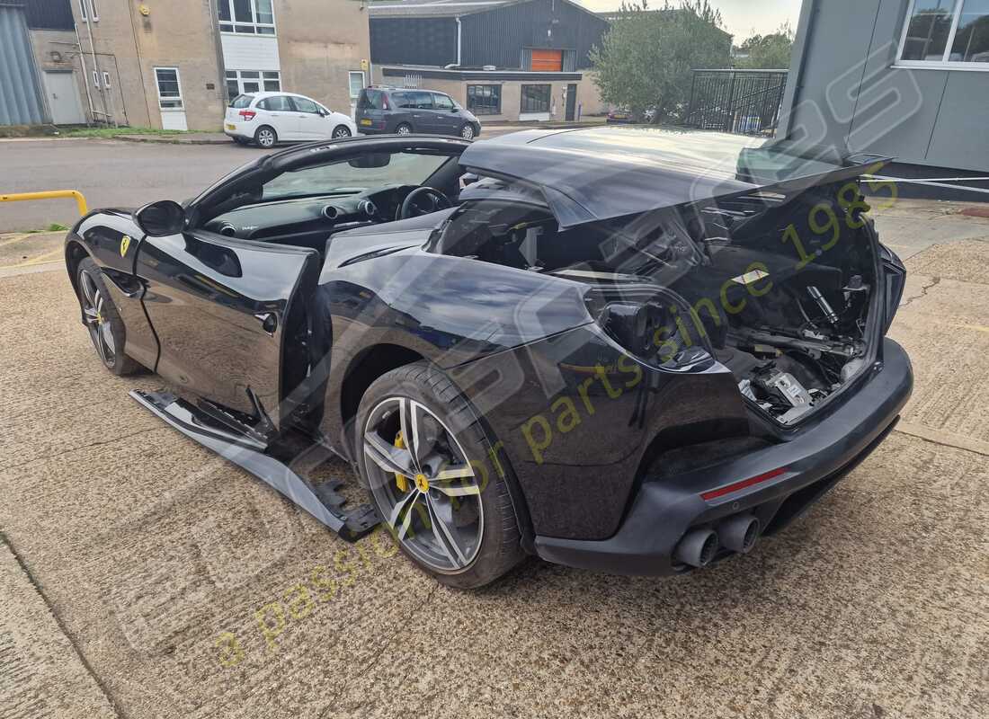 ferrari portofino with 6,500 miles, being prepared for dismantling #3