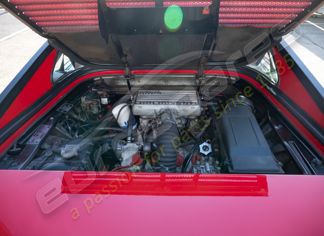ferrari mondial 3.2 qv (1987) with 83223, being prepared for dismantling #22