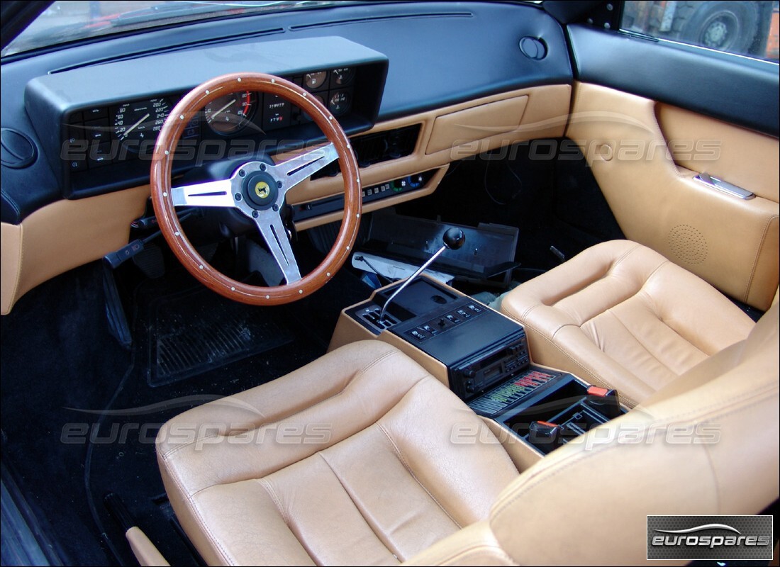 ferrari mondial 8 (1981) with 19,120 kilometers, being prepared for dismantling #3