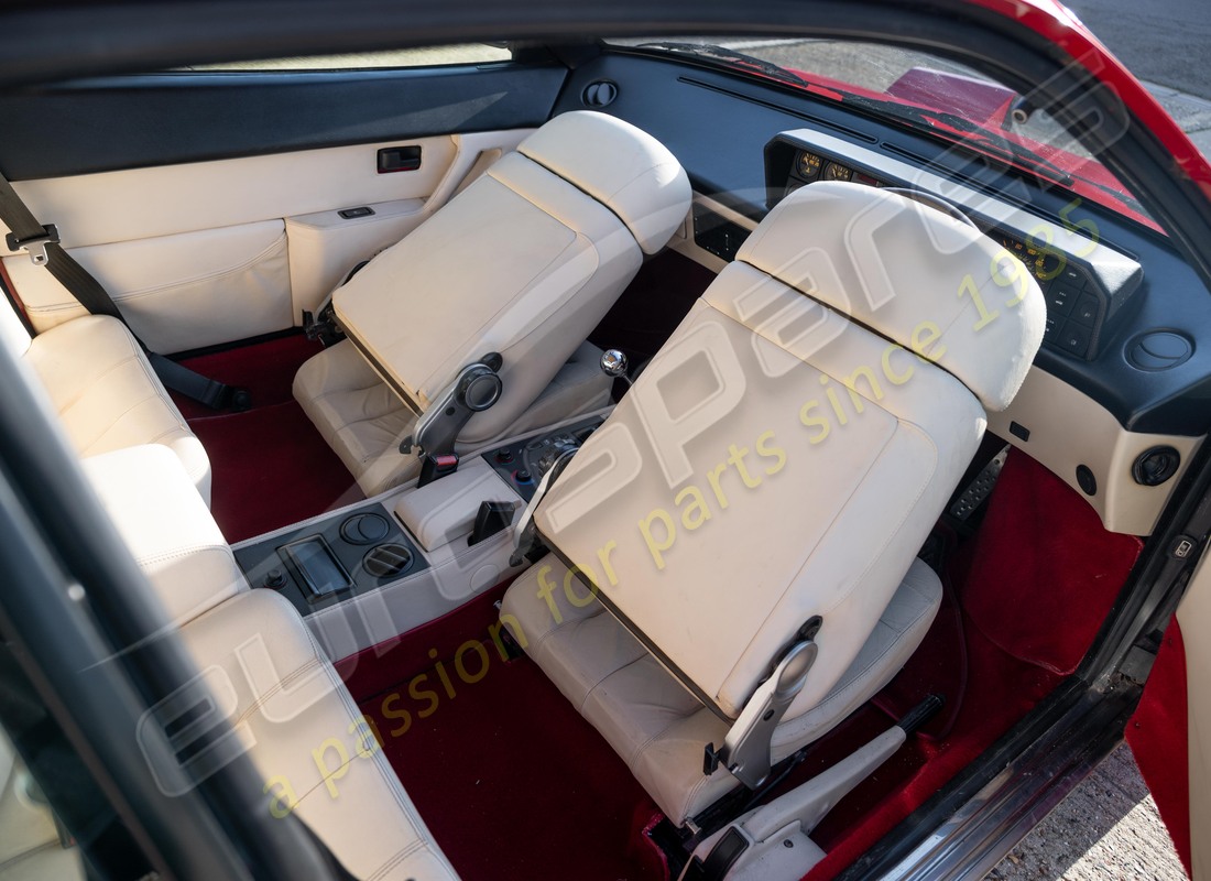 ferrari mondial 3.2 qv (1987) with 83223, being prepared for dismantling #11