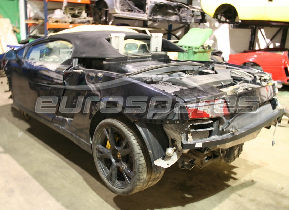 lamborghini lp560-4 spider (2010) with 32,026 miles, being prepared for dismantling #4