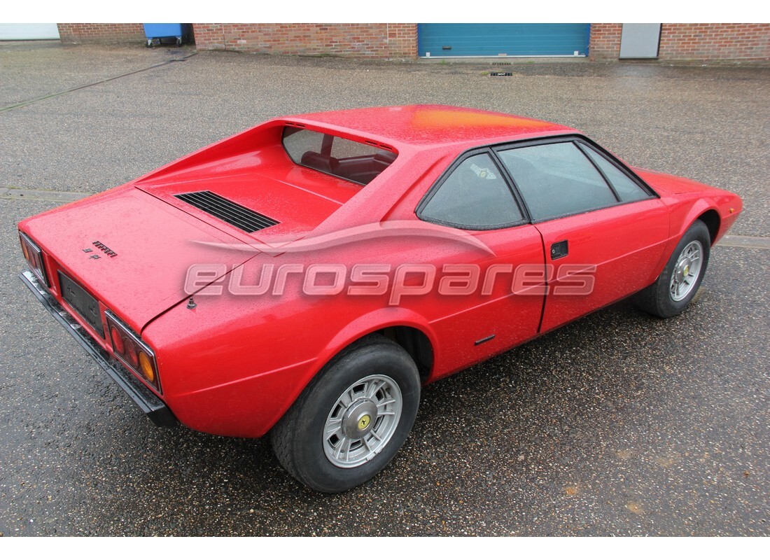 ferrari 308 gt4 dino (1976) with 4,173 kilometers, being prepared for dismantling #4