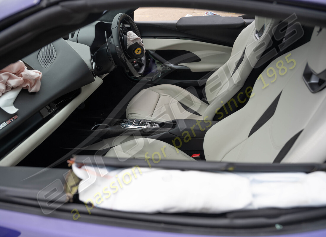ferrari 296 gts with tbc, being prepared for dismantling #14