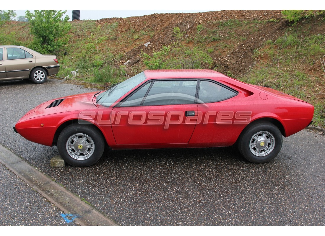 ferrari 308 gt4 dino (1976) with 4,173 kilometers, being prepared for dismantling #2