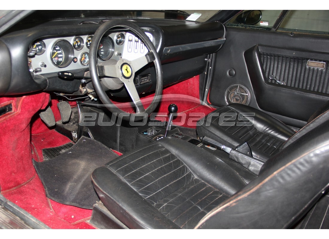 ferrari 308 gt4 dino (1979) with 76,879 kilometers, being prepared for dismantling #6