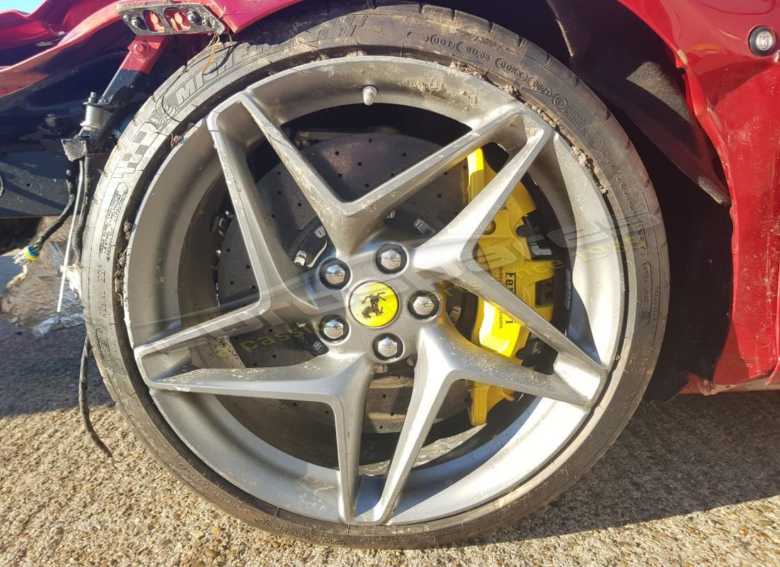 ferrari f8 spider with 940 miles, being prepared for dismantling #18