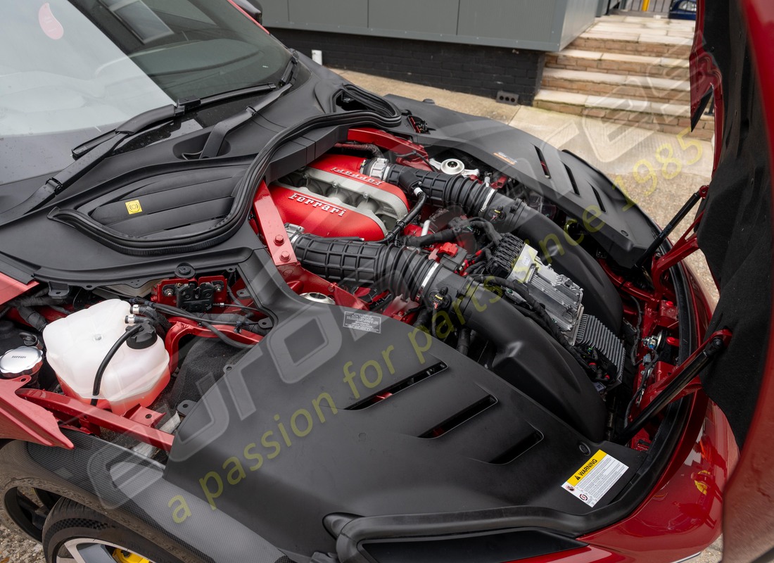 ferrari purosangue with 1454 miles, being prepared for dismantling #22