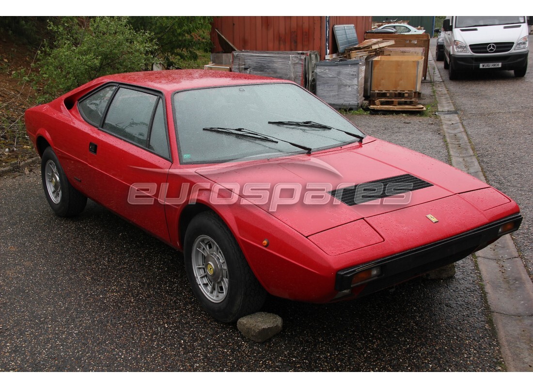 ferrari 308 gt4 dino (1976) with 4,173 kilometers, being prepared for dismantling #5