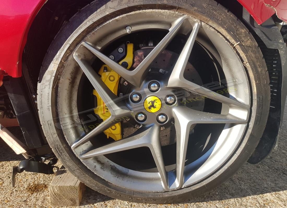 ferrari f8 spider with 940 miles, being prepared for dismantling #19