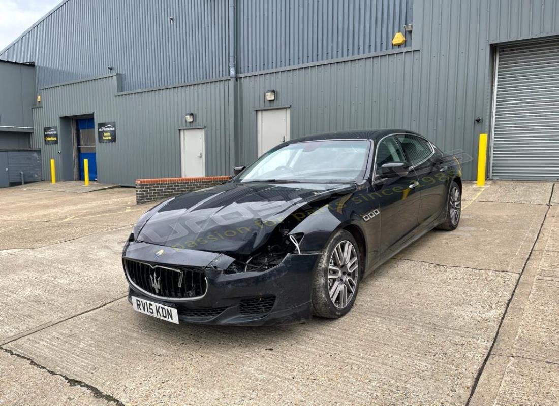 maserati qtp 3.0 tds v6 275hp (2015) being prepared for dismantling at eurospares