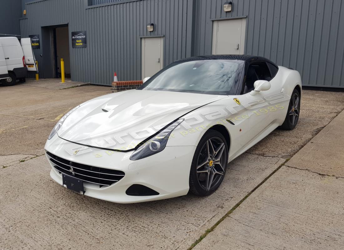 ferrari california t (europe) being prepared for dismantling at eurospares