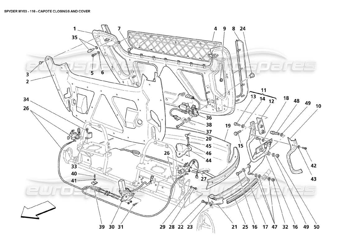 part diagram containing part number 66193500