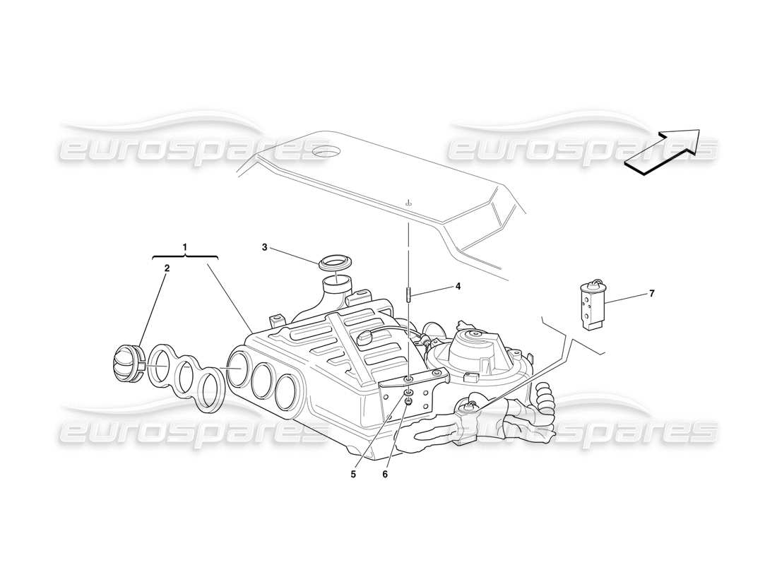 ferrari f50 air conditioner part diagram