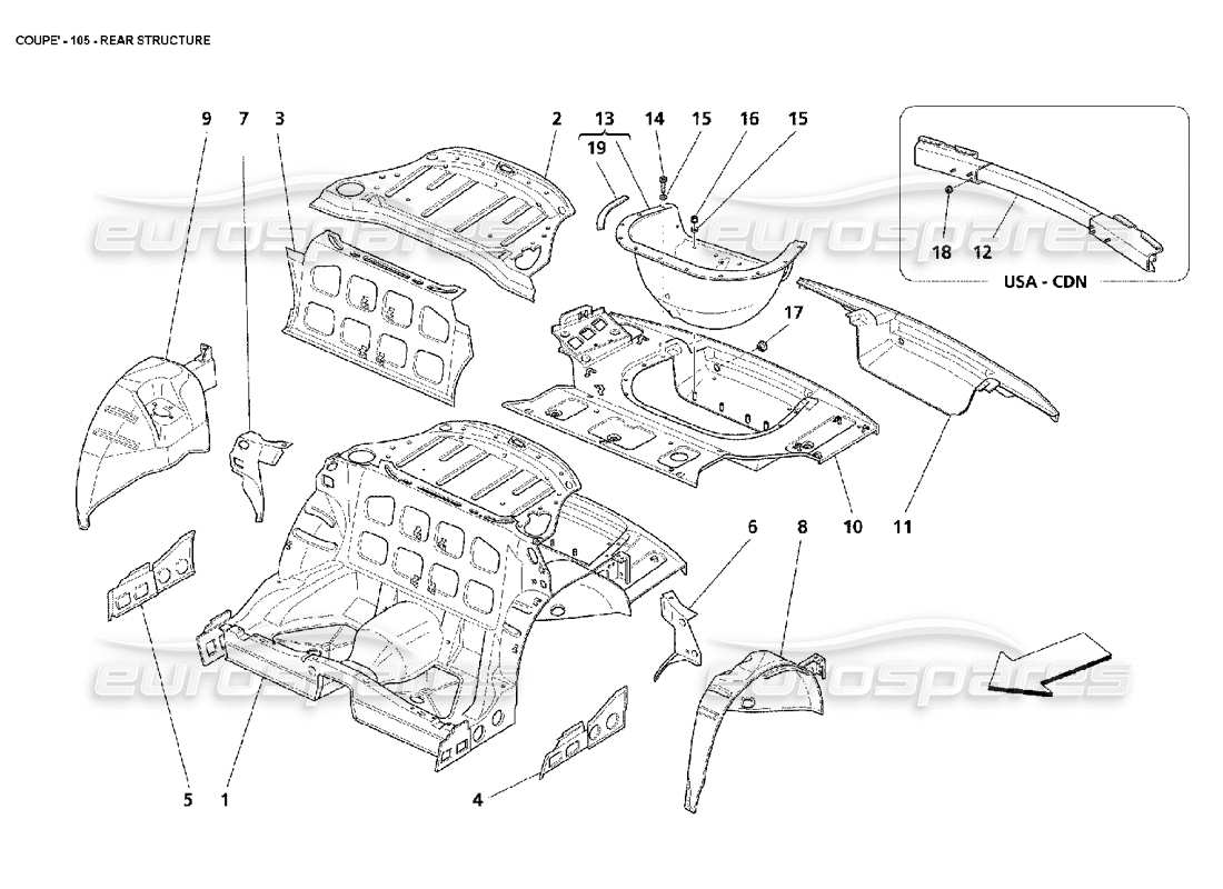 part diagram containing part number 980138017