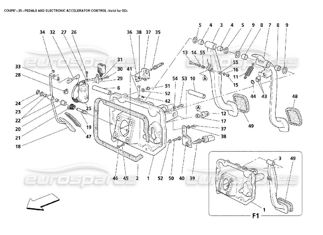 part diagram containing part number 14305121