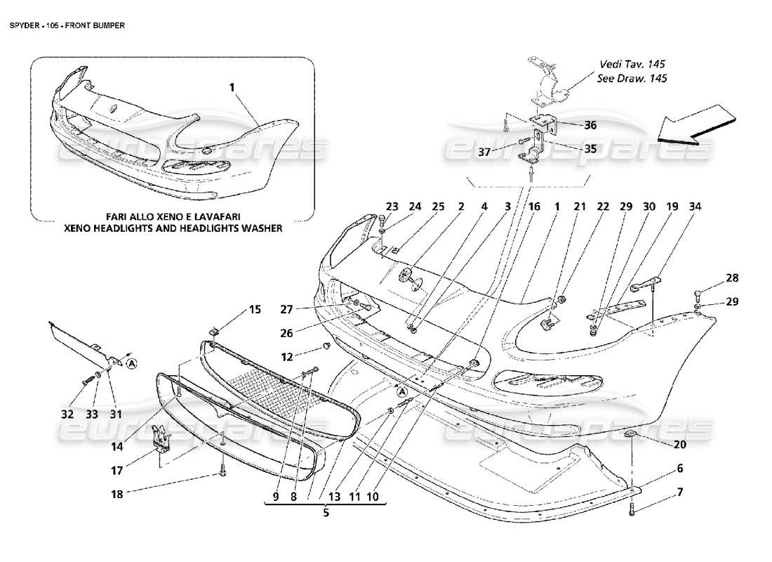 part diagram containing part number 980001065