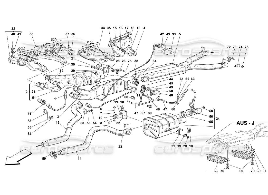 part diagram containing part number 154364