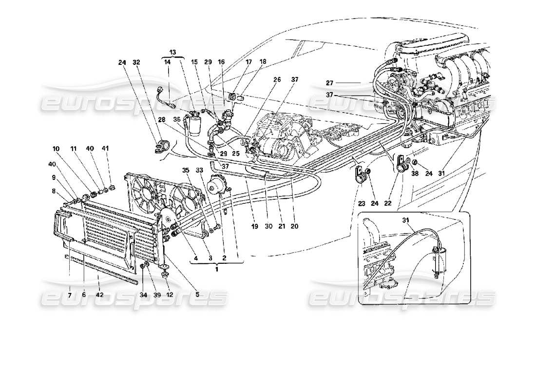 part diagram containing part number 161831