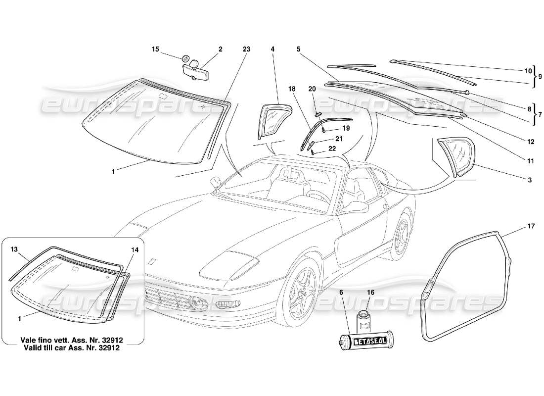 part diagram containing part number 65665000
