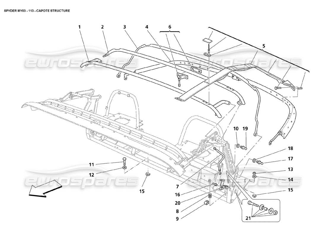 part diagram containing part number 66103600