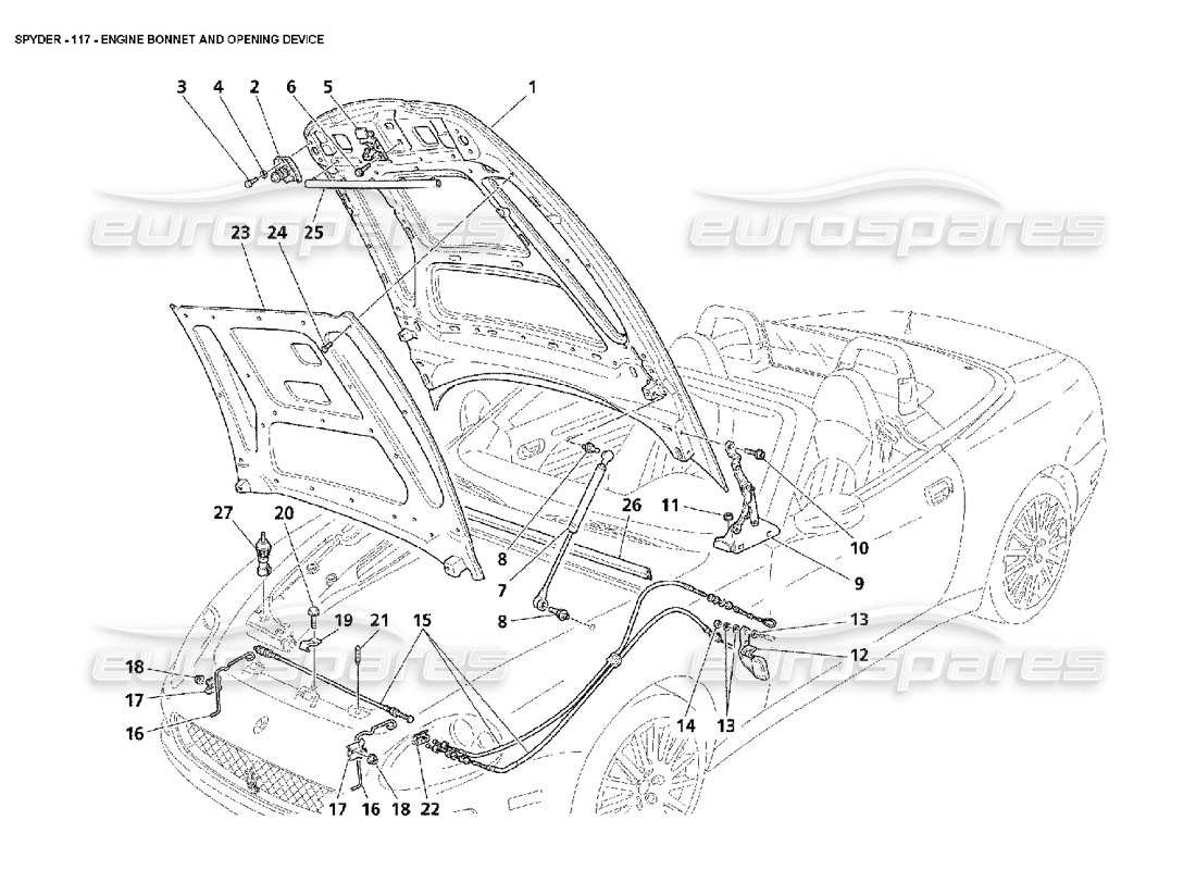 part diagram containing part number 65822400